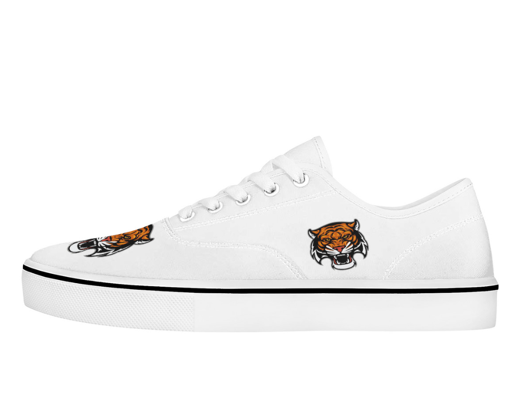 Roaring Tiger - Motif Canvas Sneakers